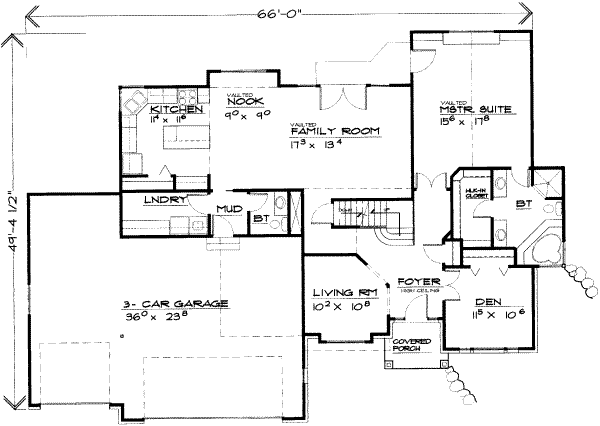 main floor house blueprint