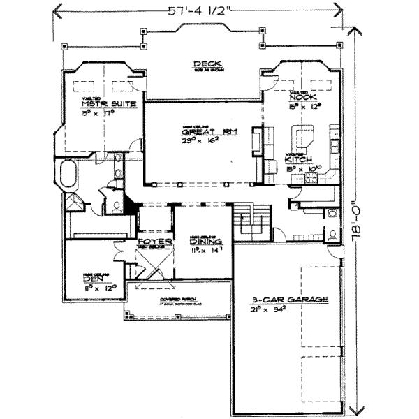 main floor house blueprint