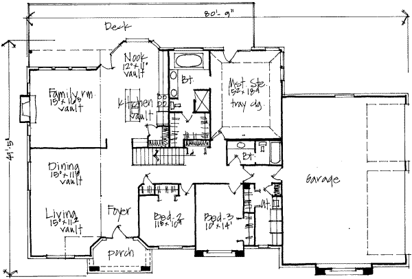 main floor house blueprint