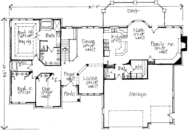 main floor house blueprint