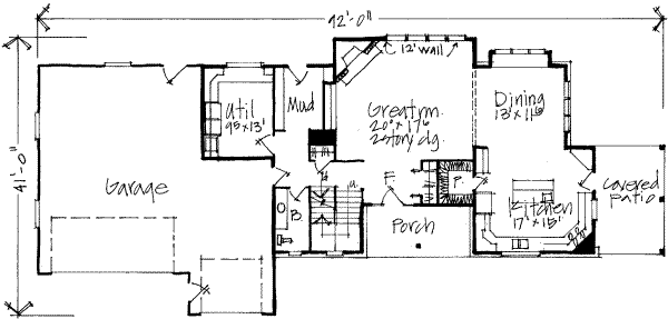main floor house blueprint
