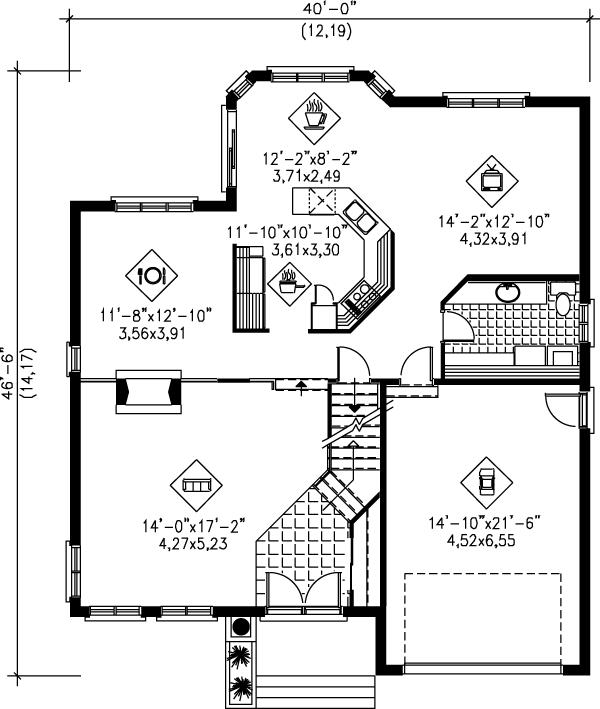 main floor house blueprint