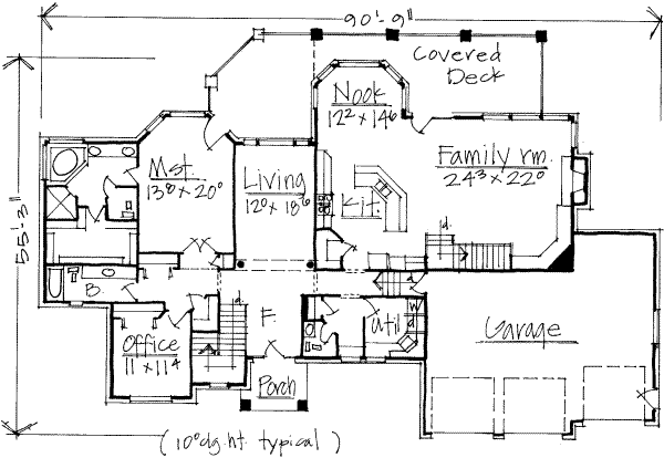 main floor house blueprint