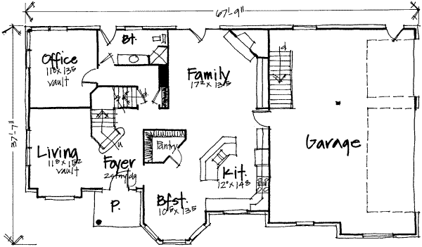 main floor house blueprint