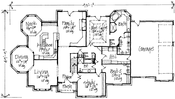 main floor house blueprint