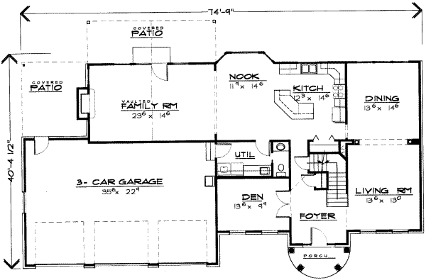 main floor house blueprint