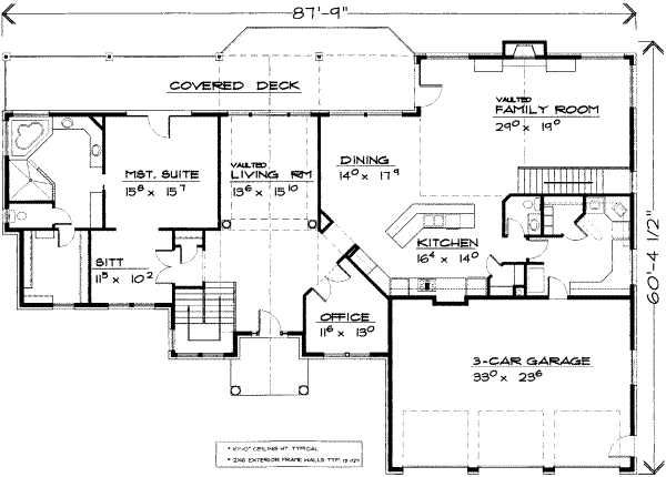 main floor house blueprint