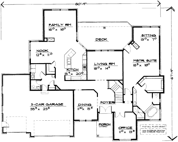 main floor house blueprint