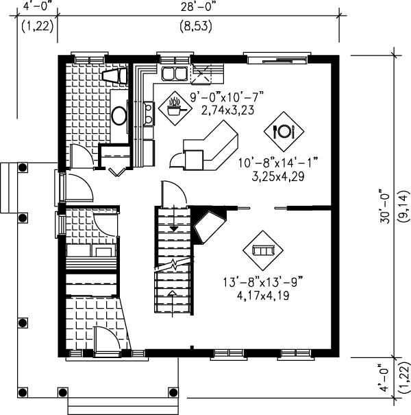 main floor house blueprint