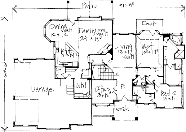 main floor house blueprint