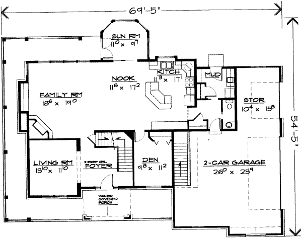 main floor house blueprint