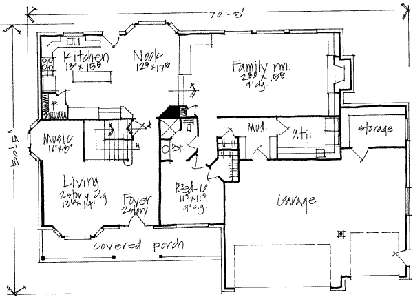 main floor house blueprint