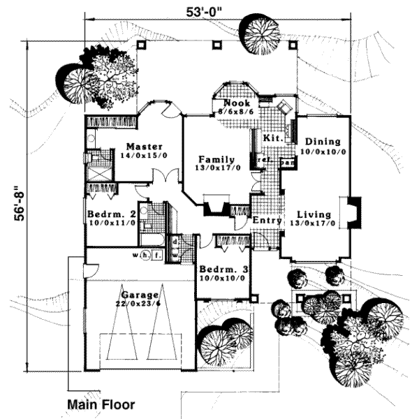main floor house blueprint