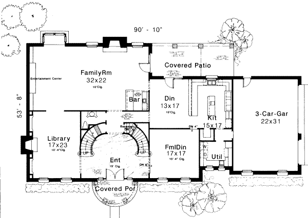 main floor house blueprint