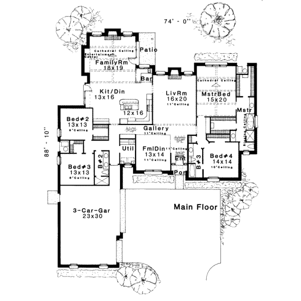 main floor house blueprint