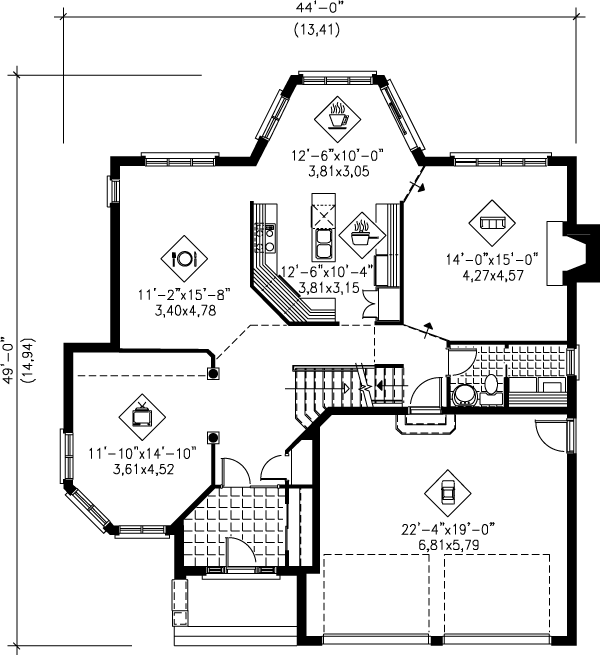 main floor house blueprint