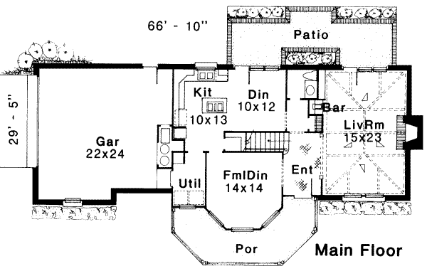main floor house blueprint