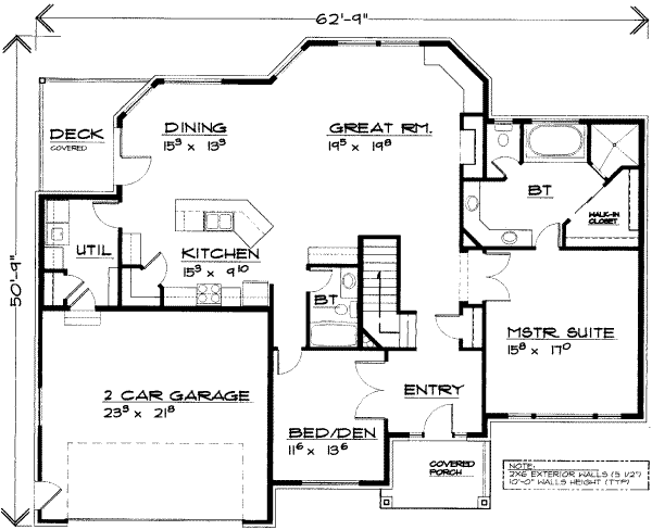 main floor house blueprint