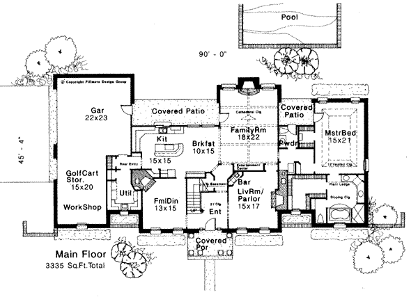 main floor house blueprint