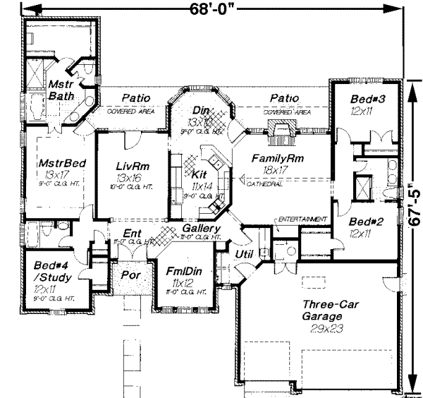 main floor house blueprint