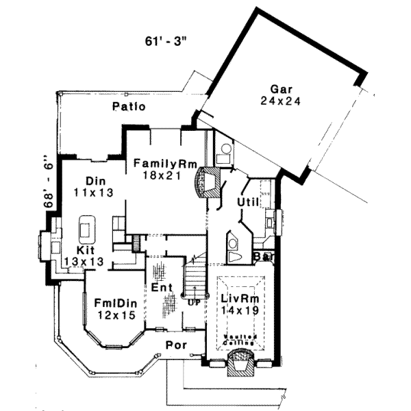 main floor house blueprint
