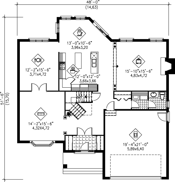 main floor house blueprint
