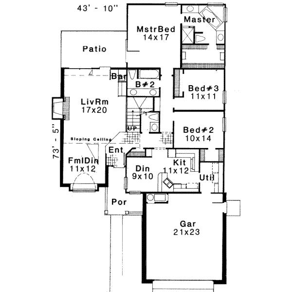 main floor house blueprint