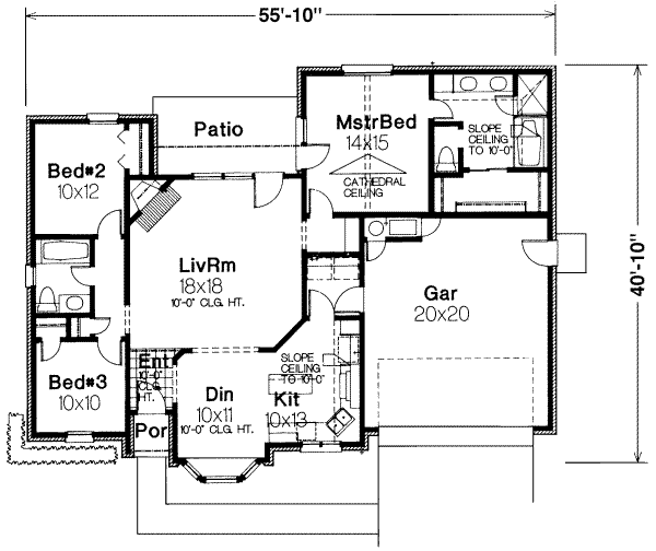 main floor house blueprint