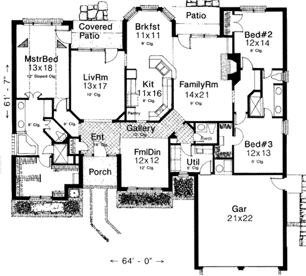 main floor house blueprint