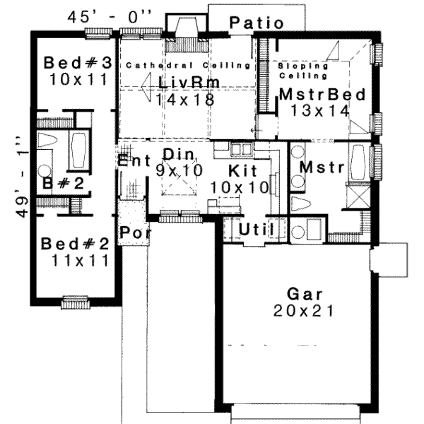 main floor house blueprint