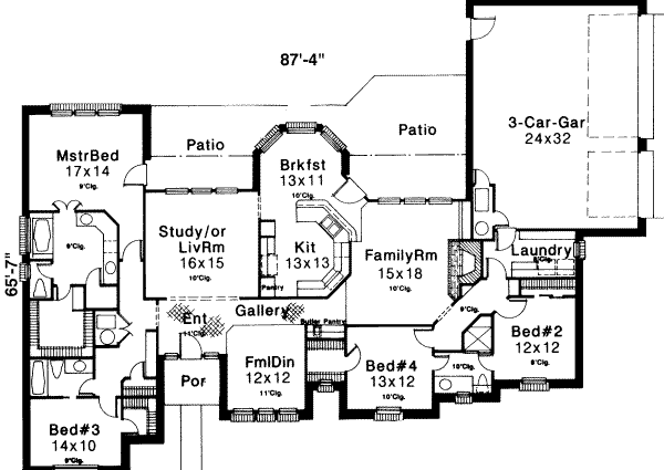 main floor house blueprint