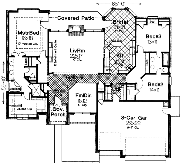 main floor house blueprint