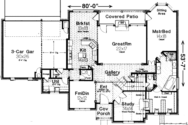 main floor house blueprint