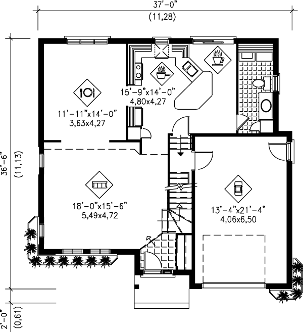 main floor house blueprint