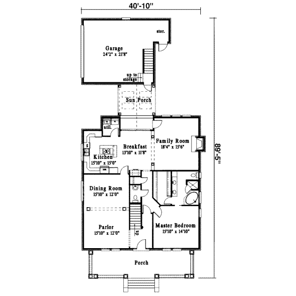 main floor house blueprint
