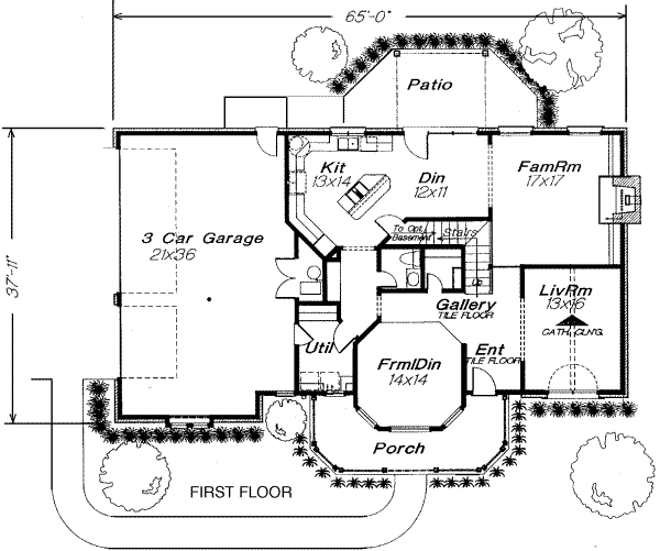 main floor house blueprint