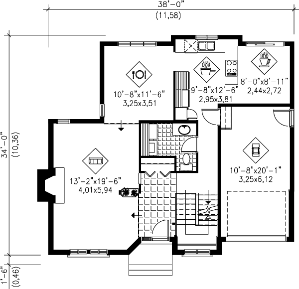 main floor house blueprint