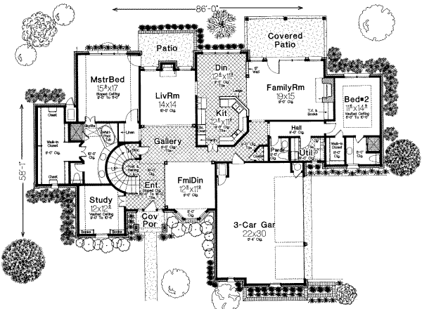 main floor house blueprint