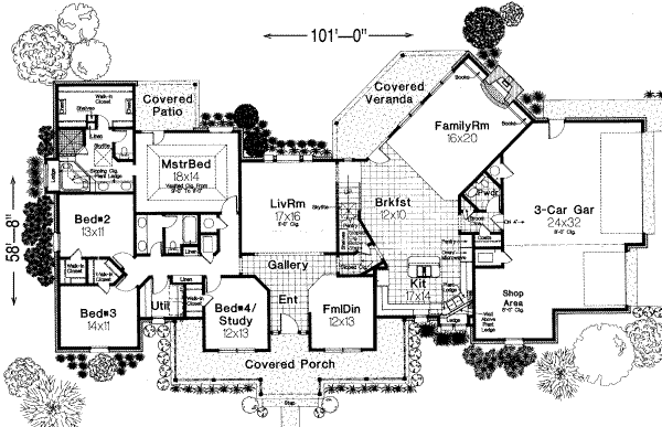 main floor house blueprint