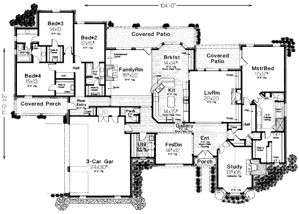 main floor house blueprint