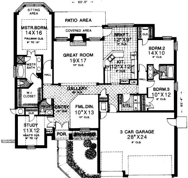 main floor house blueprint