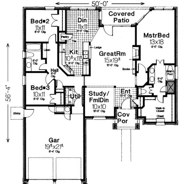 main floor house blueprint
