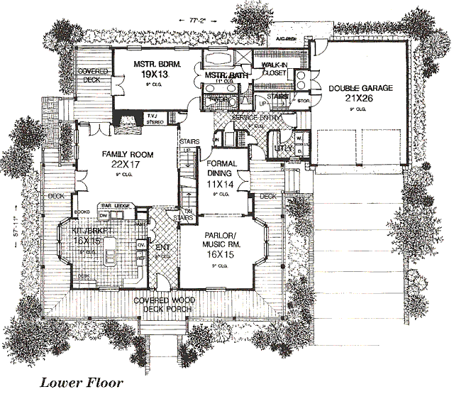 main floor house blueprint
