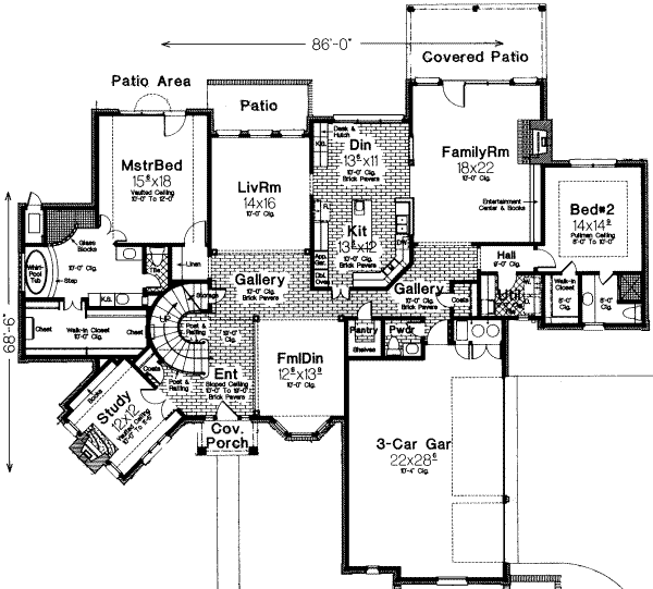 main floor house blueprint