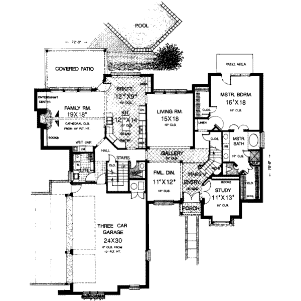 main floor house blueprint