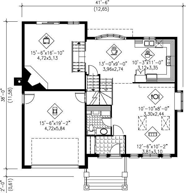 main floor house blueprint