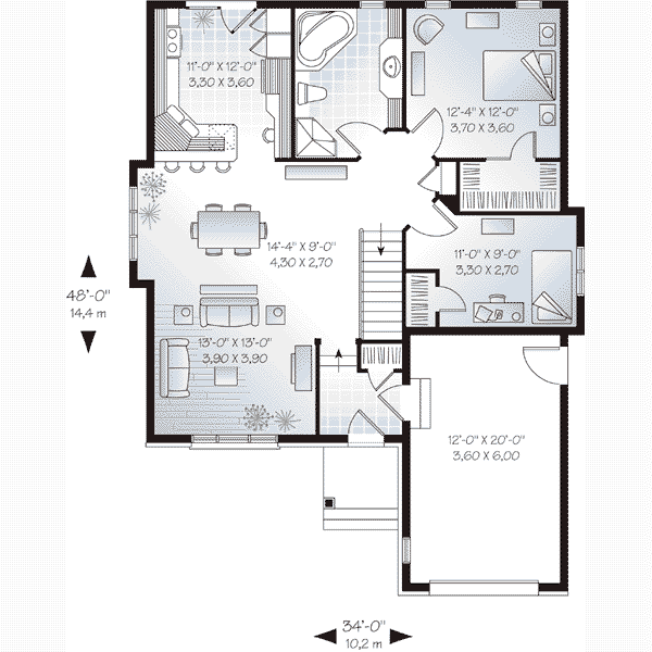main floor house blueprint