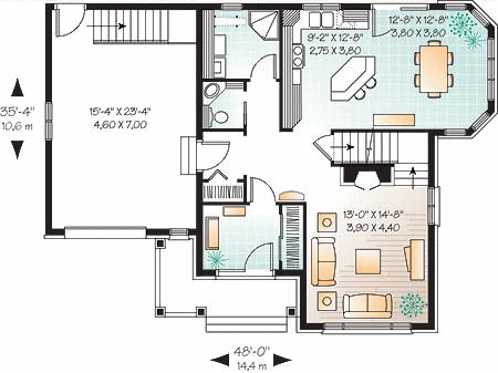 main floor house blueprint