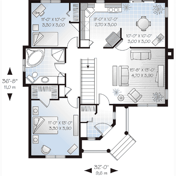 main floor house blueprint