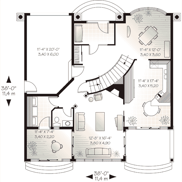 main floor house blueprint